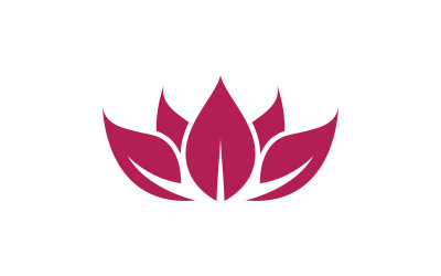 Beauty-Lotus-Blume-Logo-Vorlage. Vektor-Illustration. V4