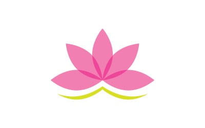 Beauty Lotus Flower logo template. Vector illustration. V1