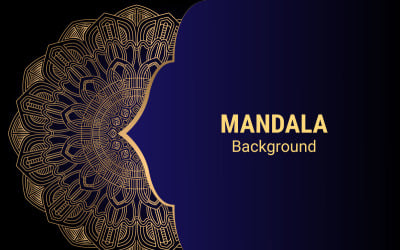 Decorative ornament in ethnic oriental style. ornamental round lace ornament