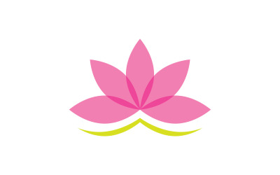 Modèle de logo beauté Lotus Flower. Illustration vectorielle. V1