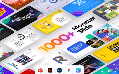 Monster Slides Plantilla de presentación de PowerPoint Premium