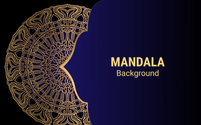 Resumen lujo floral y mandala elegante