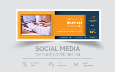 Erweitern Sie Ihr Geschäft Social Media Cover