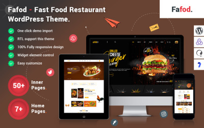 Fafod - Fast Food Restoranı WordPress Teması