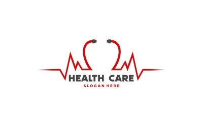 Orvosi Kórház logó tervezősablon