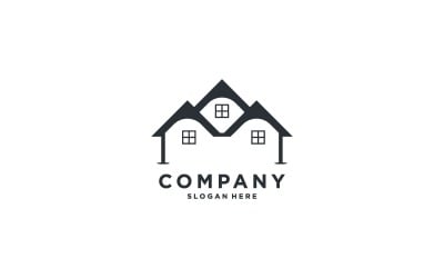 Real Estate Property Logo Design Template