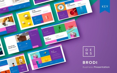 Brodi — szablon Keynote firmy