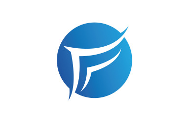 F letter Logo Template. Vector illustration. V5