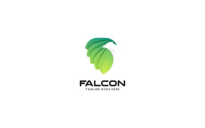 Falcon-Logo mit Farbverlauf 1