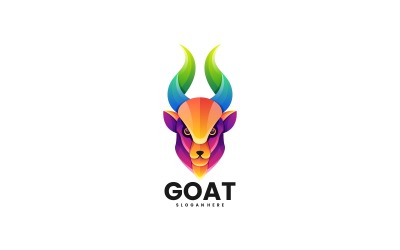 Keçi Gradyan Renkli Logo 3