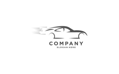 Шаблон оформлення логотипу сучасного автомобіля