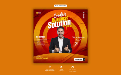 Digital Marketing Agency Corporate Social Media Post Template