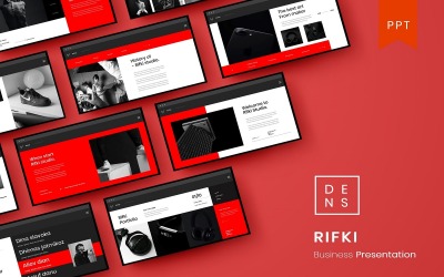 Rifki - Modello di PowerPoint aziendale