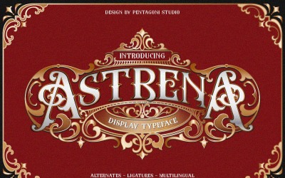 Astrena | Display Typeface Font