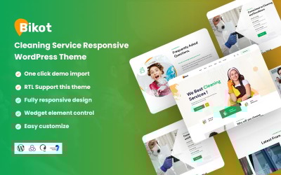 Bikot - Tema WordPress per servizi di pulizia