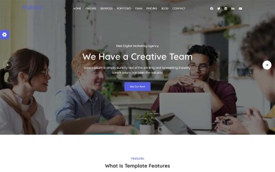 Makran - Agencja cyfrowa Jednostronicowy szablon HTML