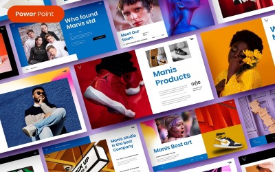 Manis – Business PowerPoint sablon