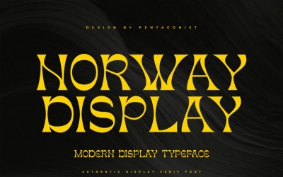 Norway | Authentic Display Typeface Font