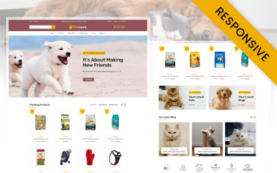 Petcome - Pet Food and Accessories Store Prestashop 1.7 Responsive Theme