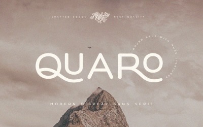 Quaro | Modern Display Sans Font