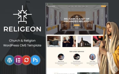 Религия — тема WordPress о церкви, религии и благотворительности