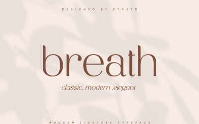 Souffle | Police Serif Ligature Moderne