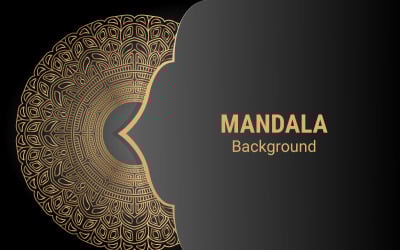 Colorful mandala, arabesque, rosette, emblem. Indian symbol. Isolated drawing.