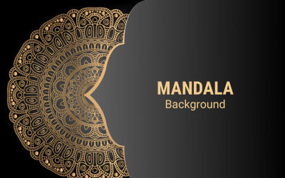Mandala con motivo floreale, motivi relax mandala design unico con stile naturale.