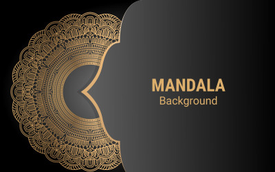 Mandala de ilustração vetorial. Árabe, flores, padrão de ornamentos.