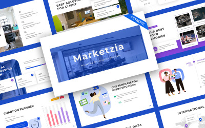 Marketzia Business Marketing Keynote-sjabloon
