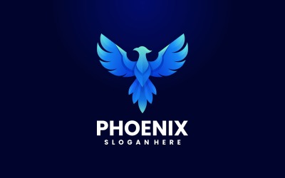 Phoenix Gradyan Logo Stili Vol.7