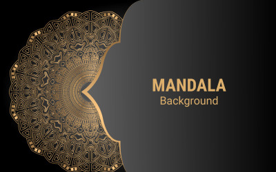 Mandala com padrão de ornamento floral, design exclusivo de padrões de relaxamento de mandala vetorial.