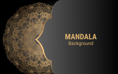 Mandala ile süsleme güzel kart.
