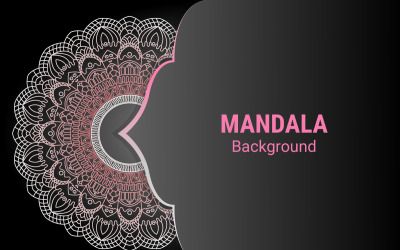 Mandala okrągły ornament tło
