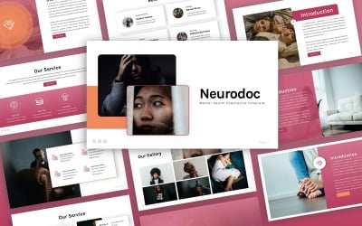 Neurodoc – багатоцільовий шаблон PowerPoint для психічного здоров’я
