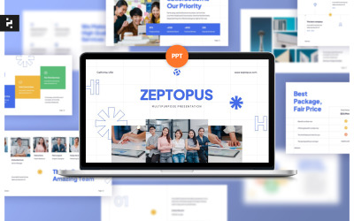 Zeptopus - багатоцільовий шаблон презентації PowerPoint