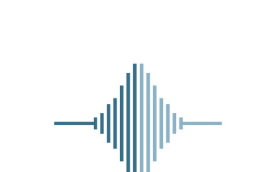 Darbe Hattı Ses Dalgası Logo Vektör 21