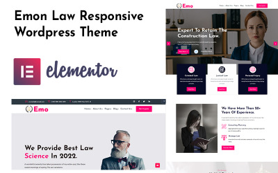 Emon - Rechtsanwalt und Anwaltskanzlei WordPress Theme
