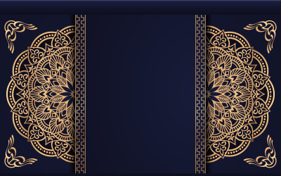 Luxury Mandala Background with Ornamental Arabesque Style