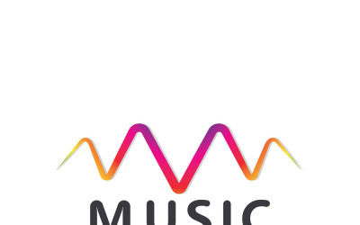 Pulse Line Sound Wave Logo Vector 12
