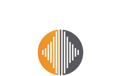 Pulslijn Geluidsgolf Logo Vector 13