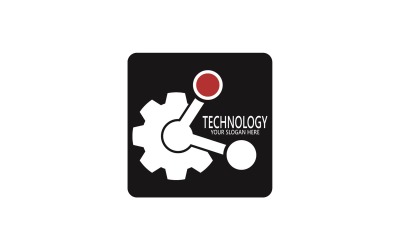 Technology Logo Vector Template Illustration 12