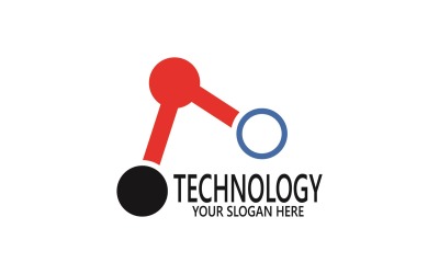Technology Logo Vector Template Illustration 2