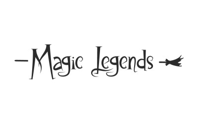 Fonte de exibição Magic Legends