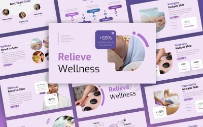 Entlasten - Mehrzweck-PowerPoint-Vorlage für Wellness
