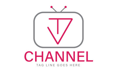 Креативный Шаблон Логотипа Телеканала - Логотип Канала