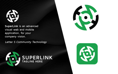 Logotipo Super Link Profissional