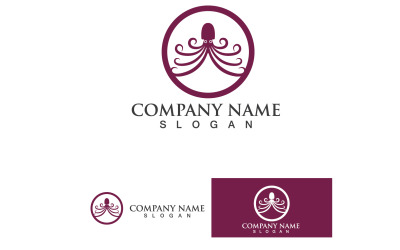 Octopus Animal Logo Vector 24