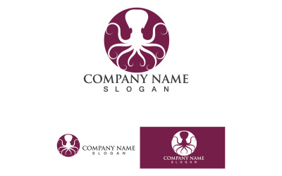 Octopus Dierenlogo Vector 11