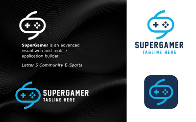 Super Gamer - Buchstabe S-Logo